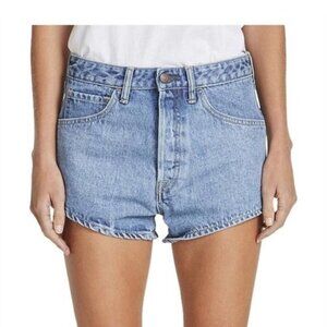 Bassike Mid Blue Classic Crop Jean Shorts 24
Made in Japan 100% Cotton high rise